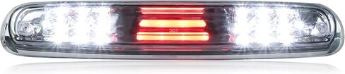 For 2007-2013 Chevy Silverado & GMC Sierra 1500 2500HD 3500HD LED 3rd Third Tail Brake Cargo Light High Mount Stop Lamp Replacement 25890530 OE (Chrome Housing Clear Lens) in Saudi Arabia