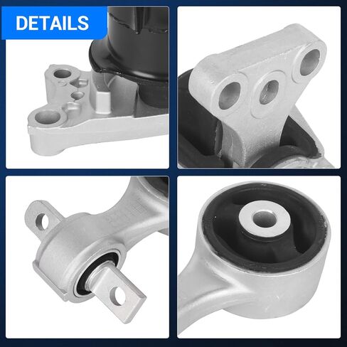 Autoround Engine Motor and Trans Mount Kit [L4 1.8L] Fit for Civic 2006-2011 Honda, Manual Transmission, Replace OE A4547 A4548 A4530 A4546, Set of 4 in Saudi Arabia