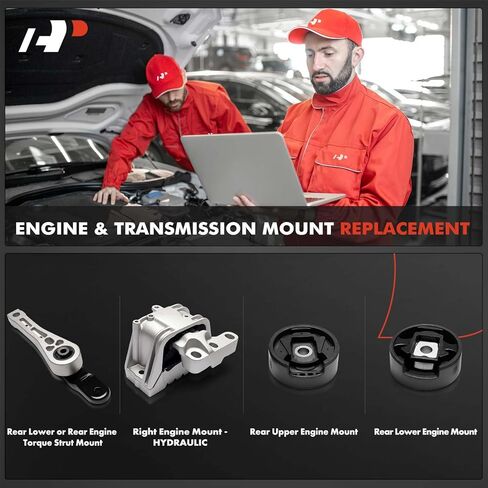 A-Premium 4PCS Engine Motor Mount and Torque Strut Mount Set Compatible with Audi A3/A3 Quattro 2006-2013 & Volkswagen Jetta 2009-2018, Jetta City 2009, Passat, Golf 2013, Golf R, Beetle in Saudi Arabia
