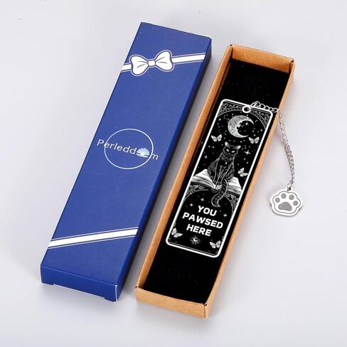 Cat Teacher Gift Easter Basket Stuffers for Teens Girls Horror Black Cat Bookmark Gifts for Women Cat Lover Gifts for Men Wicked Bookmarks for Book Lovers Gothic Book Accessories for Reading Women in Saudi Arabia