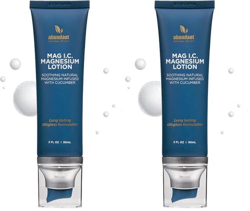 MAG I.C. Magnesium Lotion Infused with Organic Cucumber for Fast Relief, Soothes and Relaxes Muscles, Effective and Quick Absorption, Fragrance-Free, 90mL in Saudi Arabia