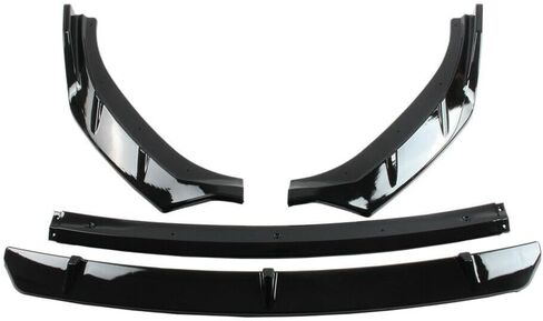 Front Bumper Lip Splitter Spoiler Fit for Hyundai Elantra 2021 2022 2023 SE/SEL/Limited Gloss Black 4pcs Accessories Air Chin Body Kit in Kuwait