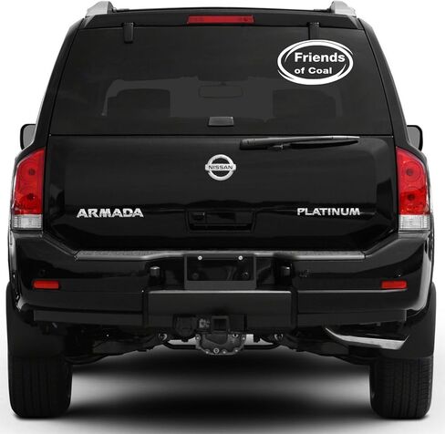 Friends of Coal Vinyl Decal Bumper Sticker Car Truck Automotive Window Sticker (4" X 6") in Saudi Arabia