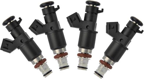 4pcs FJ488 Fuel Injectors for Honda CR-V CRV 2002-2004 2.4L L4, Civic 2002-2005 2.0L, Replace# 16450PPAA01 in Saudi Arabia