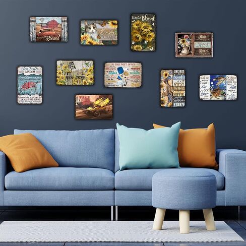 Aenaon كل يوم هو بداية جديدة علامة معدنية خمر بار المطبخ المرآب كهف جدار المنزل مضحك ديكور الرجعية فراشة القصدير تسجيل 8x12 بوصة in Kuwait