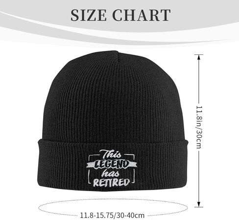 Retirement Gifts for Women Men, This Legend Has Retired Beanie Hats, Happy Retirement Party Decorations, Soft Warm Knit Plain Skull Caps Retired Gifts for Dad, Mom, Grandpa, Grandma in Saudi Arabia