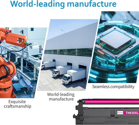 خرطوشة حبر TN635XL TN-635XL مكونة من 4 عبوات، متوافقة مع Brother HL-L8430CDW HL-L8430CDWT HL-L8570CDW MFC-L8730CDW MFC-L8930CDW MFC-L8970CDW MFC-EX575، بديل للأخ TN635XL TN635 (4 عبوات) in Saudi Arabia