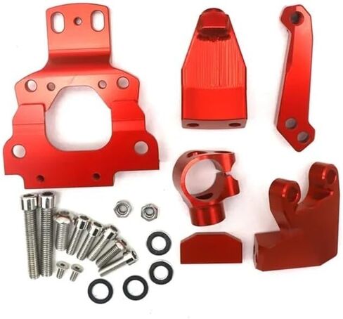 Motorcycle Accessories Fit for Kawasaki Z650 Z 650 2017-2025 2023 Adjustable Steering Stabilize Damper Bracket Mount Support CNC Aluminum Steering Damper Kit (Black Set 6) in Saudi Arabia