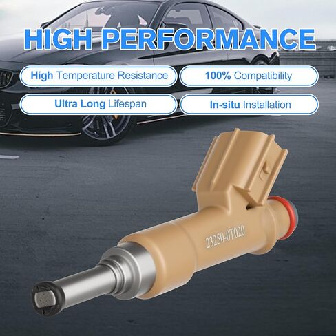 Pack of 4 Fuel Injector Compatible with Toyota Corolla 1.8L 2009-2018,Matrix 2009-2013,Compatible with Scion xD 2008-2014,12 Holes, Replace Part OE 23250-0T020,23209-09140 in Saudi Arabia