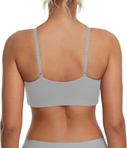 Women's Soft Scoop Bralettes No Padding Bras Unlined No Underwire Comfort Sleep Bralette Everyday Bra in Saudi Arabia