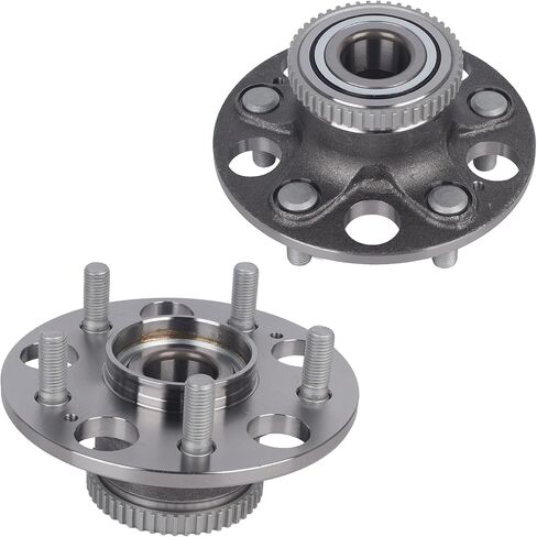 Autoround 512259 محمل العجلات الخلفية ومجموعة المحور متوافقة مع Honda Civic 2004-2005، Acura RSX 2002-2006، 5 العروات مع ABS، مجموعة من 2 in Saudi Arabia