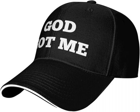 God Got Me Baseball Hats Running Caps for Girlfriends Black in Saudi Arabia