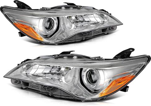 مجموعة مصابيح أمامية LSAILON بديلة تناسب 1998-2000 لسيارة Toyota For Corolla للمصابيح الأمامية في عدسة شفافة مبيت أسود كهرماني عاكس للسائق وجانب الركاب in Kuwait