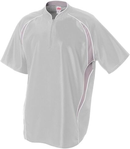 Adult Large Silver/Grey 1/4 Zip Baseball/Softball Jacket in Kuwait