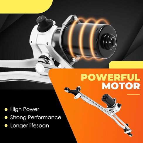 Front Windshield Wiper Motor and Linkage Assembly Compatible with 2007-2018 JK/JL 2018 JK 602-105AS 55077859AB 55077859AD in Saudi Arabia