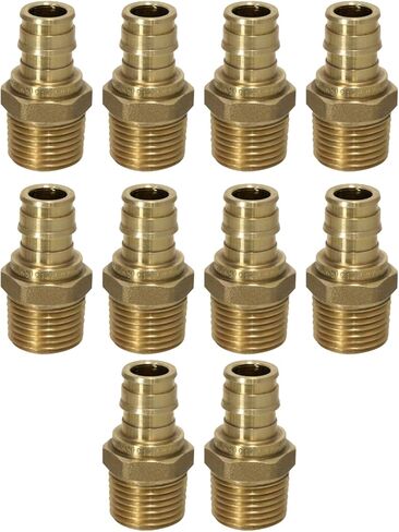 10 Pieces XFITTING 1/2'' Pex A x 1/2'' Male Sweat Adpater, F1960 Expansion Male Sweat in Saudi Arabia