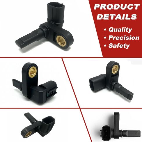 ABS Wheel Speed Sensor 1Pc: Front Rear Left Compatible with Toyota 2003-2022 4Runner L4 2.7L V6 4.0L V8 4.7L, 2005-2022 Tacoma L4 2.7L V6 3.5L/4.0L, 2007-2014 FJ Cruiser V6 4.0L, See Fitment in Kuwait