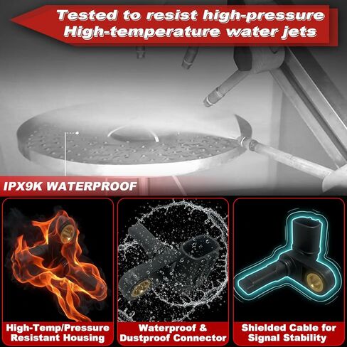 ABS Wheel Speed Sensor 1Pc: Front Rear Left Compatible with Toyota 2003-2022 4Runner L4 2.7L V6 4.0L V8 4.7L, 2005-2022 Tacoma L4 2.7L V6 3.5L/4.0L, 2007-2014 FJ Cruiser V6 4.0L, See Fitment in Kuwait