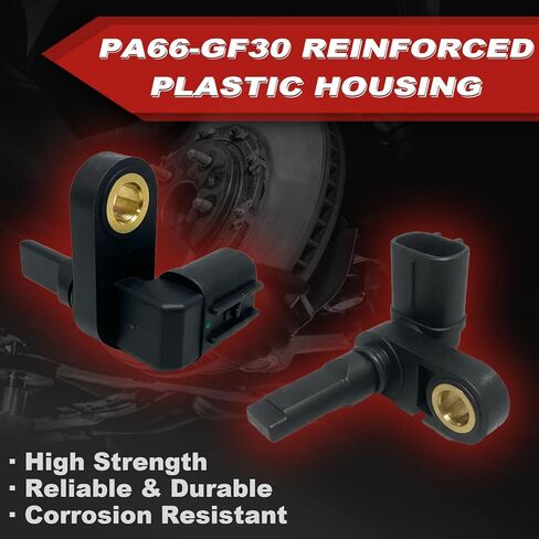 ABS Wheel Speed Sensor 1Pc: Front Rear Left Compatible with Toyota 2003-2022 4Runner L4 2.7L V6 4.0L V8 4.7L, 2005-2022 Tacoma L4 2.7L V6 3.5L/4.0L, 2007-2014 FJ Cruiser V6 4.0L, See Fitment in Kuwait