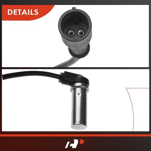 A-Premium Rear Left/Right ABS Wheel Speed Sensor Compatible with Ford - F650 2004 2005 2006 2007, L6 5.9L/7.2L/V8 6.0L - Rear Driver or Passenger Side, Replace# 4C4Z2C190BA in Saudi Arabia