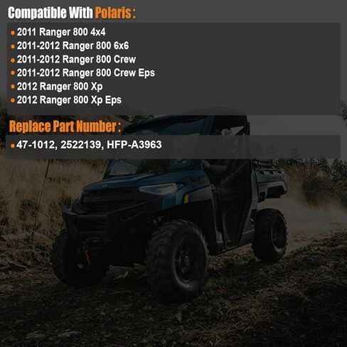 2011-2012 Fuel Pump Assembly Compatible for Polaris Ranger 800 EFI 4X4/6X6/Crew/XP 2011 2012, Replaces 2204402,47-1012 in Saudi Arabia