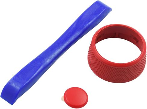 غطاء أحمر لمقبض اختيار وضع القيادة متوافق مع مقبض وضع القيادة لبورشه كايين 2024-2025، باناميرا 2021-2025، ماكان 2022-2024، 911 2019-2024، تايكان 2020-2025 in Kuwait