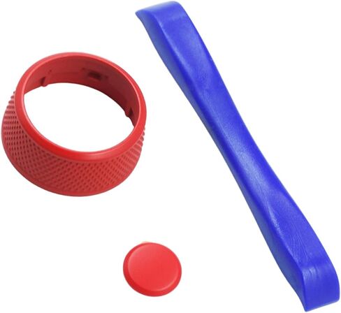 غطاء أحمر لمقبض اختيار وضع القيادة متوافق مع مقبض وضع القيادة لبورشه كايين 2024-2025، باناميرا 2021-2025، ماكان 2022-2024، 911 2019-2024، تايكان 2020-2025 in Kuwait