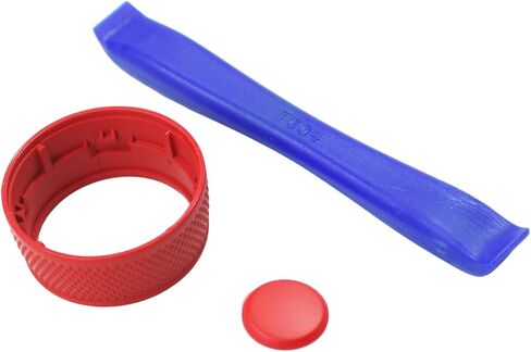 غطاء أحمر لمقبض اختيار وضع القيادة متوافق مع مقبض وضع القيادة لبورشه كايين 2024-2025، باناميرا 2021-2025، ماكان 2022-2024، 911 2019-2024، تايكان 2020-2025 in Kuwait