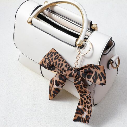 2 جهاز كمبيوتر شخصى لطيف ليوبارد القوس المفاتيح ليوبارد طباعة القوس حقيبة سحر سلاسل المفاتيح سحر لحقائب اليد الرجعية ليوبارد مفتاح سلسلة الملحقات الفهد حلقات السيارة النساء لحقائب اليد حمل الحقائب (القهوة) in Kuwait