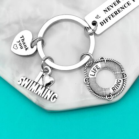 Xiahuyu Swim Coach Keychain Gifts for Men Women Swimming Coach Appreciation Gift Swim Team Gift Swimmer Swim Lover Gift Swim Teacher Gift Thank You Gift for Swim Coach Swim Instructor in Saudi Arabia