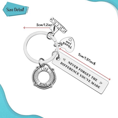 Xiahuyu Swim Coach Keychain Gifts for Men Women Swimming Coach Appreciation Gift Swim Team Gift Swimmer Swim Lover Gift Swim Teacher Gift Thank You Gift for Swim Coach Swim Instructor in Saudi Arabia
