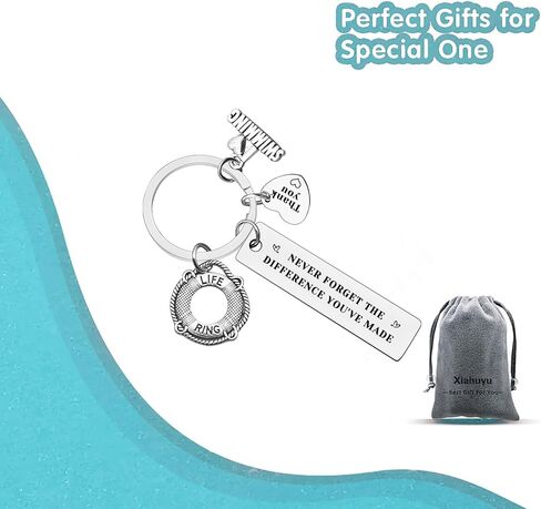 Xiahuyu Swim Coach Keychain Gifts for Men Women Swimming Coach Appreciation Gift Swim Team Gift Swimmer Swim Lover Gift Swim Teacher Gift Thank You Gift for Swim Coach Swim Instructor in Saudi Arabia