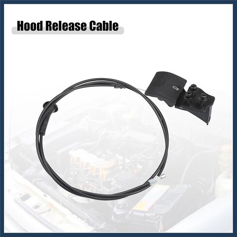 Front Hood Latch Release Cable Fit for Jeep Grand Cherokee 1999-2004 No.55135532AB - Pack of 1 Stylish Design in Saudi Arabia