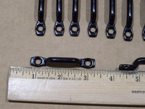 10 Pack Footman Loop 1 Inch Strap Throat Black Steel Cargo with P38 , 1 inch throat in Saudi Arabia