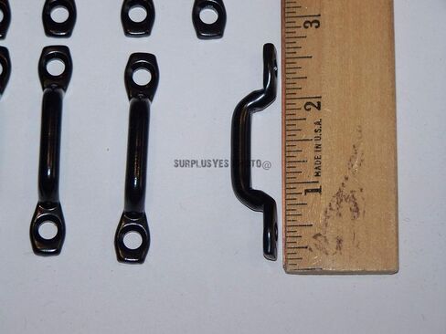 10 Pack Footman Loop 1 Inch Strap Throat Black Steel Cargo with P38 , 1 inch throat in Saudi Arabia