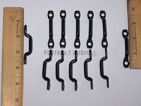 10 Pack Footman Loop 1 Inch Strap Throat Black Steel Cargo with P38 , 1 inch throat in Saudi Arabia
