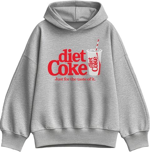HYBRID APPAREL Coca-Cola - Diet Coke Taste - Ladies Oversized Fleece Hoodie Sweatshirt in Saudi Arabia