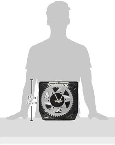 Vortex 438-49 Silver 49-Tooth 530-Pitch Rear Sprocket in Saudi Arabia