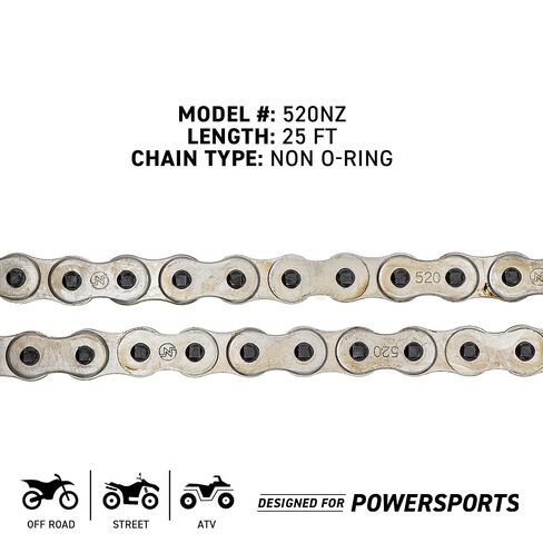 NICHE 520 Standard Motorcycle Drive Chain Bulk Reel with 5 Connecting Master Link (25 Feet) in Saudi Arabia
