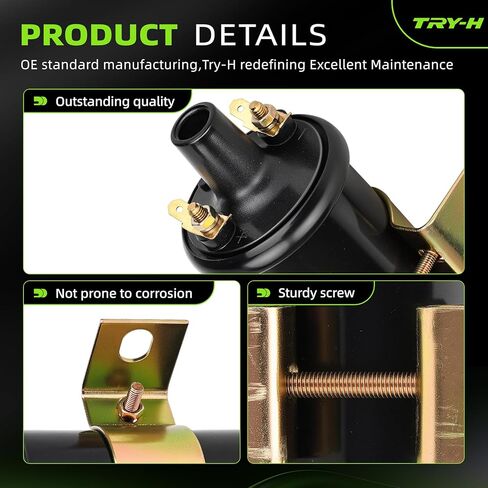 4151921S Ignition Coil Compatible with Kohler K91 K141 K161 K181 K241 K301 K321 K341 K361 Engine Replace for Kohler 231281S, 231281, 4151921A; Ariens 20355500; Gravely 022152; John Deere AM38411 in Kuwait