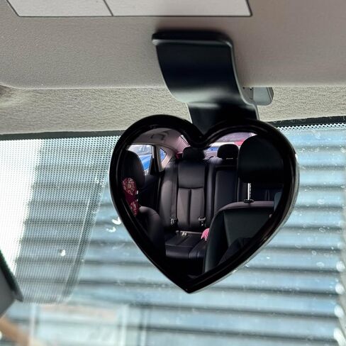 Forward Facing Baby Car Mirror, Sun Visor Clip-On Only, 360° Adjustable Wide View Kids Safety Mirror, Shatterproof & Shakeproof, Easy Tool-Free Installation in Saudi Arabia