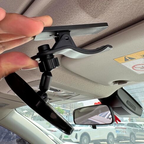 Forward Facing Baby Car Mirror, Sun Visor Clip-On Only, 360° Adjustable Wide View Kids Safety Mirror, Shatterproof & Shakeproof, Easy Tool-Free Installation in Saudi Arabia