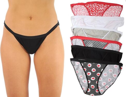 Just Intimates Cotton Panties Underwear (Pack of 6) in Saudi Arabia