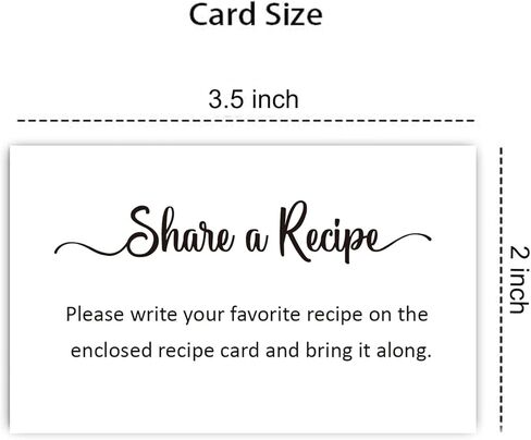 KONKAVA 50 بطاقة طلب وصفة الزفاف، طلب بطاقة وصفة لحفل الزفاف، إدراج دعوة لحفل زفاف الطفل، (3.5 بوصة × 2 بوصة) in Kuwait