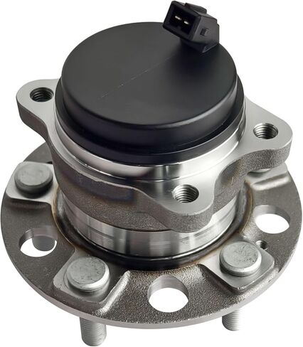 512553 Rear Wheel Bearing and Hub Assembly Set Fit for Hynd Sonata 2015-2019/Tucson 2016-2020/Veloster N 2019-2021/Cadenza Optima Sportage 2017-2020, 5 Lugs w/ABS, Wheel Bearing Hubs Replace# BR930925 in Saudi Arabia
