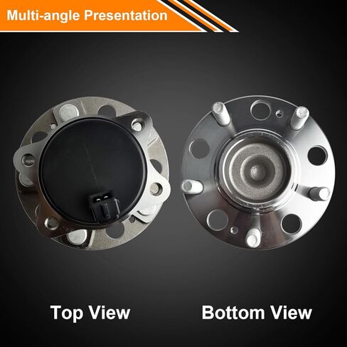 512553 Rear Wheel Bearing and Hub Assembly Set Fit for Hynd Sonata 2015-2019/Tucson 2016-2020/Veloster N 2019-2021/Cadenza Optima Sportage 2017-2020, 5 Lugs w/ABS, Wheel Bearing Hubs Replace# BR930925 in Saudi Arabia
