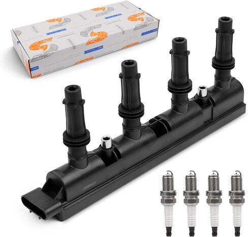 STANDOUT IGNITION COIL PACK UF669 & Iridium Spark Plug Compatible with Chevy Cruze1.4L(2011-2025),Sonic1.4L(2012-2020),Volt1.4L(2011-2017),Trax1.4L(2013-2021),Buick Encore1.4L(2013-2021) in Saudi Arabia