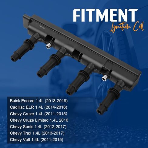 STANDOUT IGNITION COIL PACK UF669 & Iridium Spark Plug Compatible with Chevy Cruze1.4L(2011-2025),Sonic1.4L(2012-2020),Volt1.4L(2011-2017),Trax1.4L(2013-2021),Buick Encore1.4L(2013-2021) in Saudi Arabia