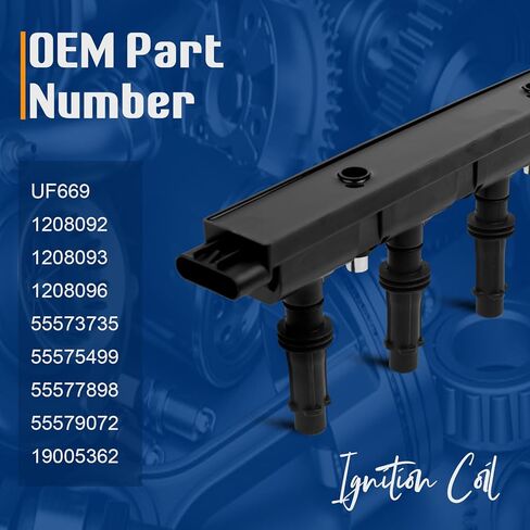 STANDOUT IGNITION COIL PACK UF669 & Iridium Spark Plug Compatible with Chevy Cruze1.4L(2011-2025),Sonic1.4L(2012-2020),Volt1.4L(2011-2017),Trax1.4L(2013-2021),Buick Encore1.4L(2013-2021) in Saudi Arabia