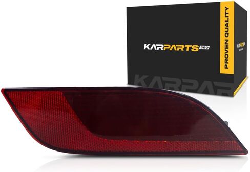 KarParts360 For Jeep Compass 2017-2024 Bumper Reflector Passenger Side | Rear | CAPA | Red Lens | PMMA Plastic Lens | Excluded Bulbs | Replacement For CH1185106, CH1185106C | 55112678AA in Saudi Arabia